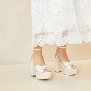 Loeffler Randall Roz Cream Knot Platform